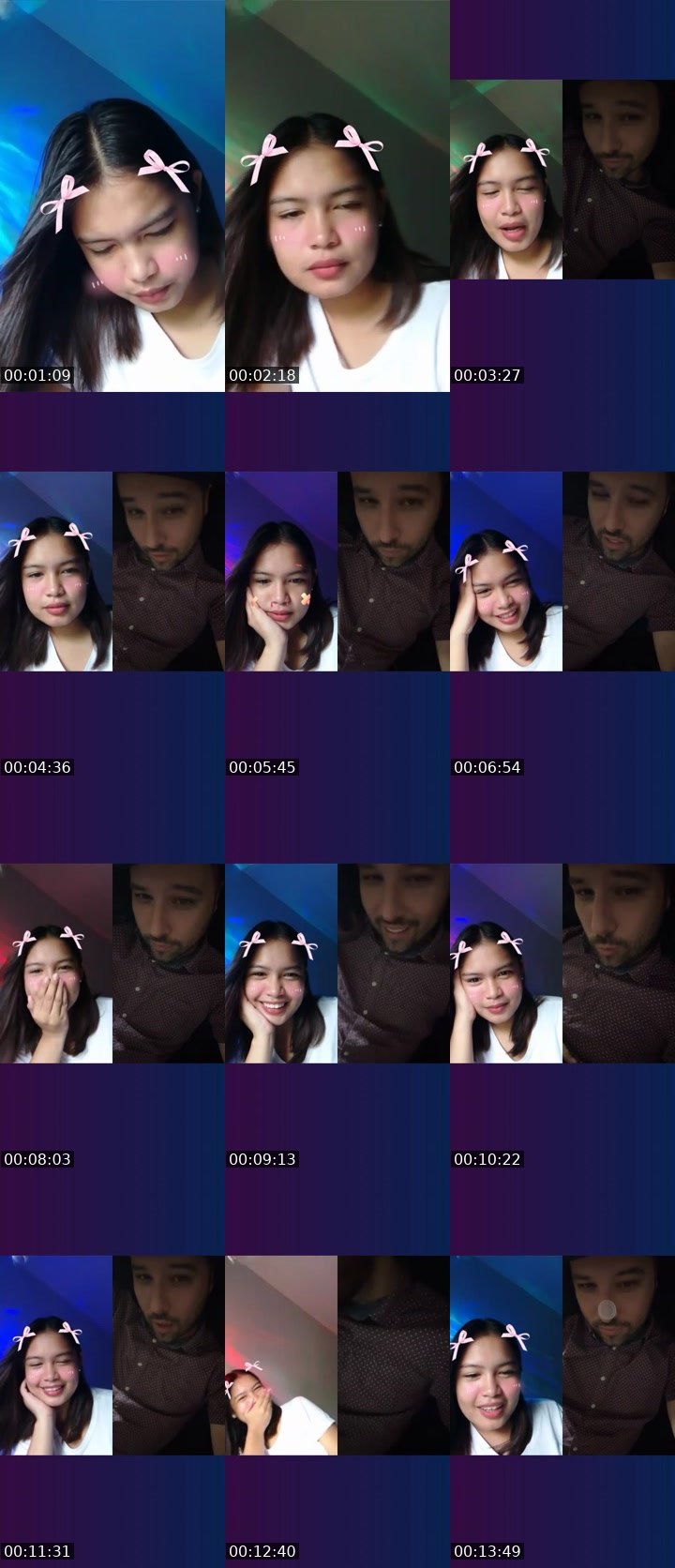 Contact-sheet preview of ᵀᴿˢ&P⭕️Nic’s's Liveme recording