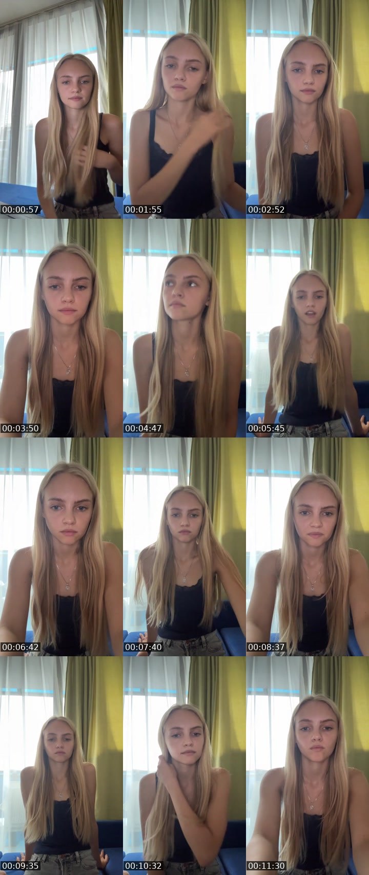 Contact-sheet preview of zhmenka's Liveme recording