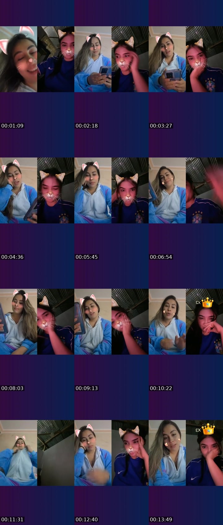 Contact-sheet preview of ❤️ Babe_vale? 55k's Liveme recording