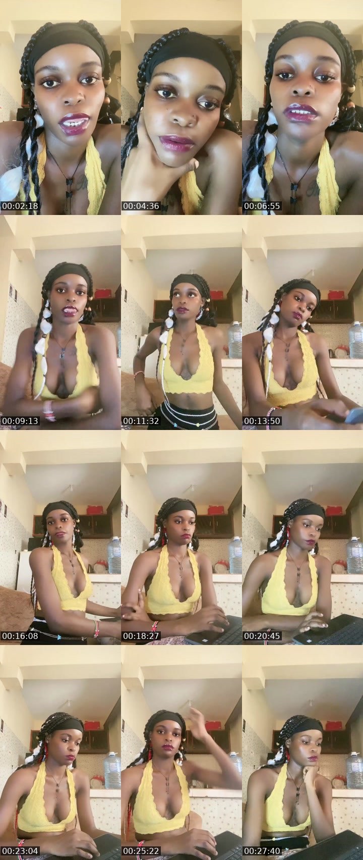 Contact-sheet preview of ✨ Tae 🎀💎's Liveme recording