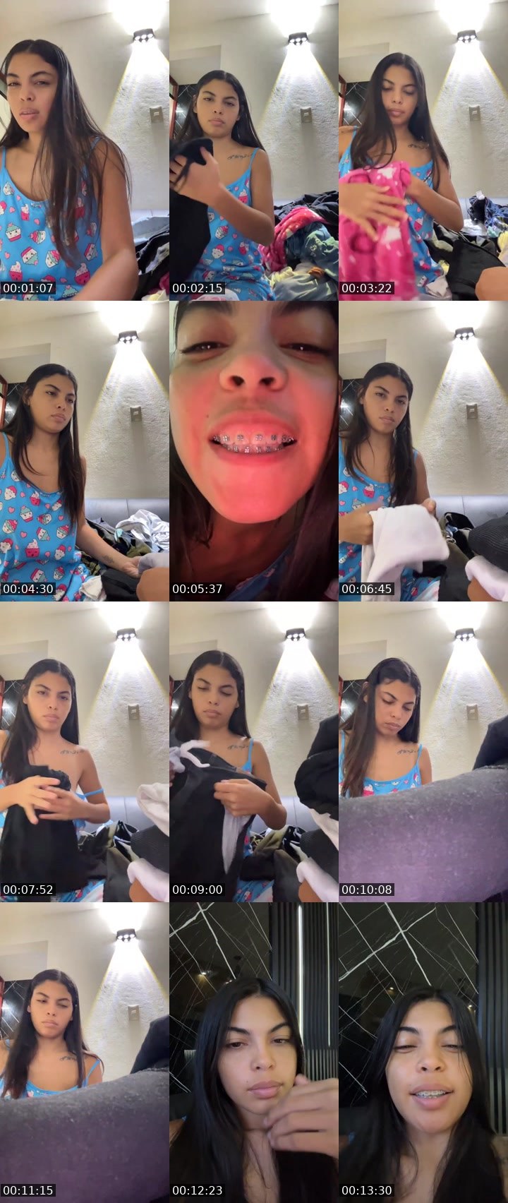 Contact-sheet preview of ✨B@B¥'s Liveme recording