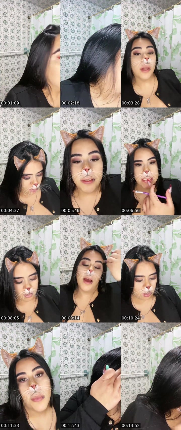Contact-sheet preview of ♡𝕮𝖆𝖒𝖎𝖎𝖎🧿🕶️'s Liveme recording