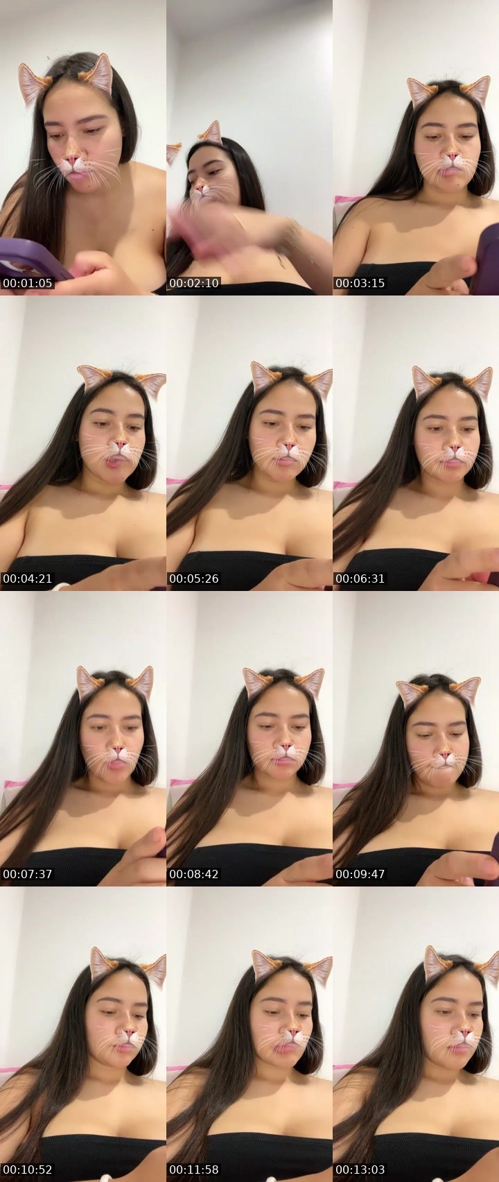 Contact-sheet preview of 10k🙏🏽❤️Cleopatra🪐's Liveme recording