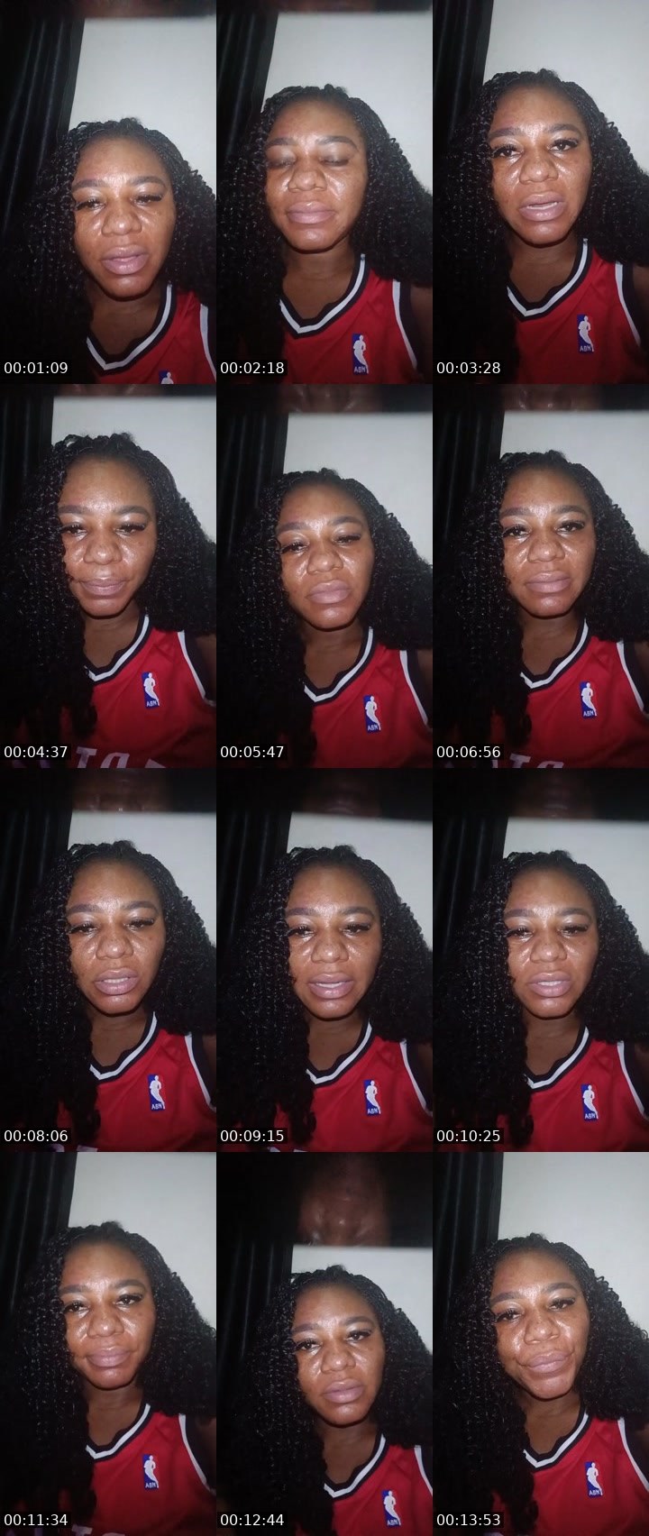 Contact-sheet preview of Vera234's Liveme recording