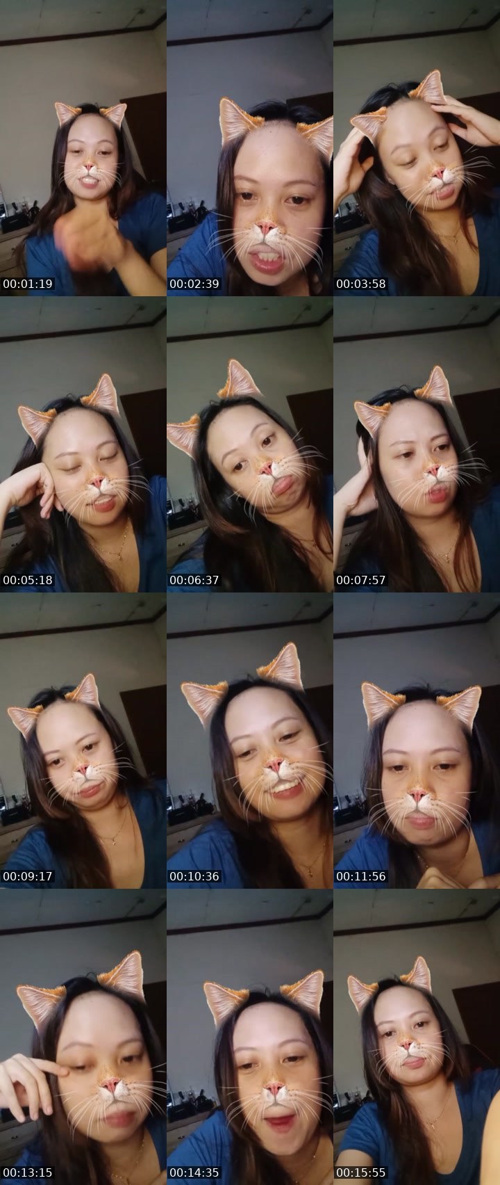 Contact-sheet preview of 👸QuaRed🍂🥀's Liveme recording