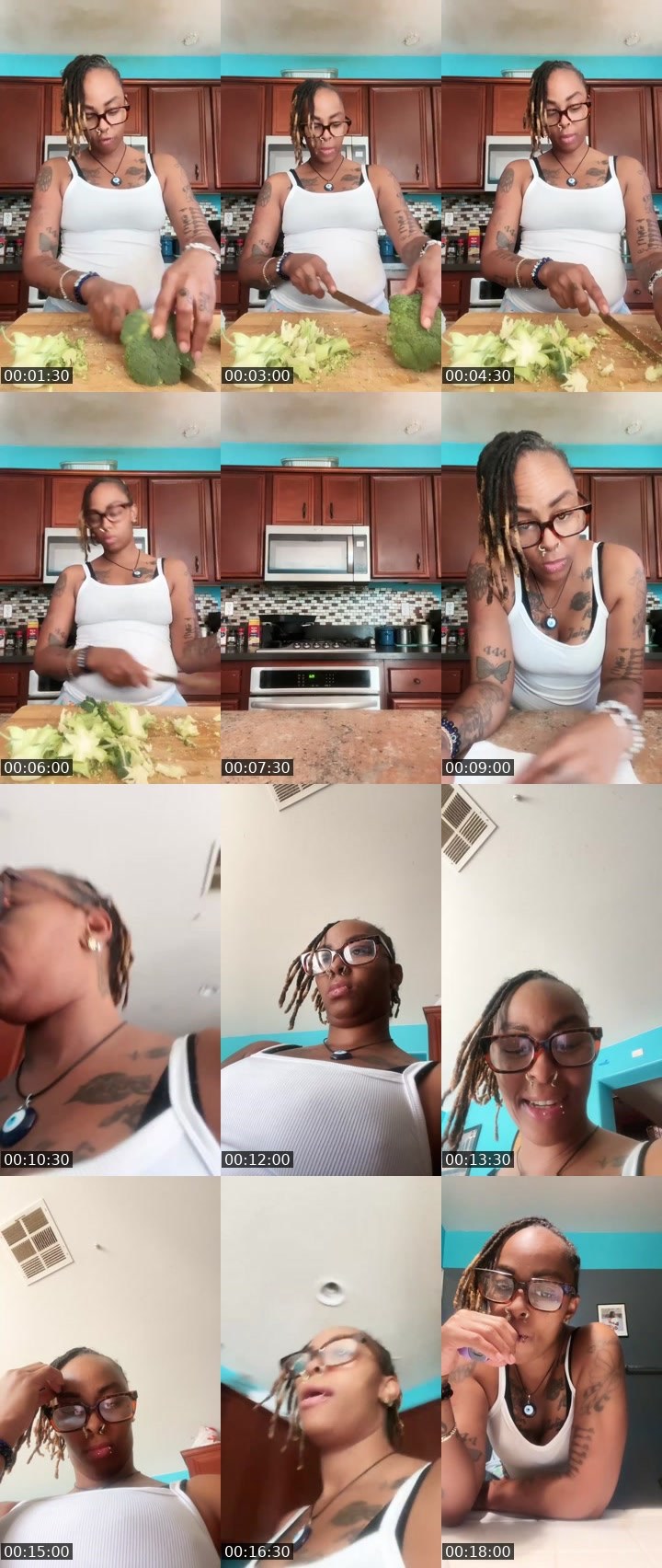 Contact-sheet preview of 👑DS💜♏️BADDIEĂNGEL's Liveme recording