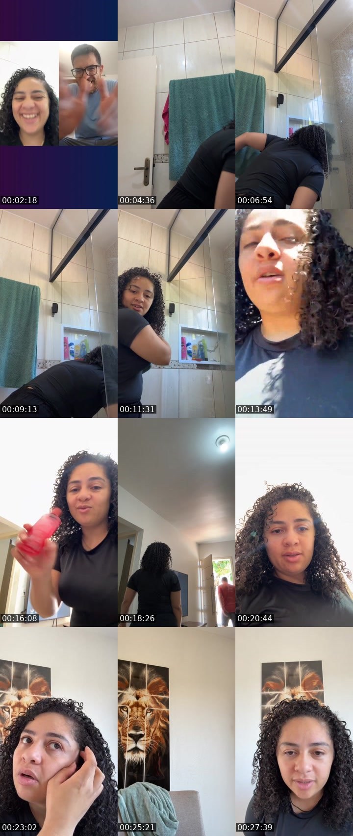 Contact-sheet preview of Bru 🍓's Liveme recording