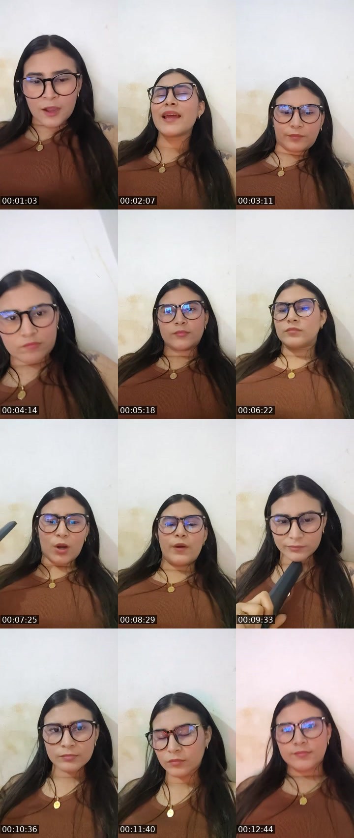 Contact-sheet preview of Andreinaaa's Liveme recording