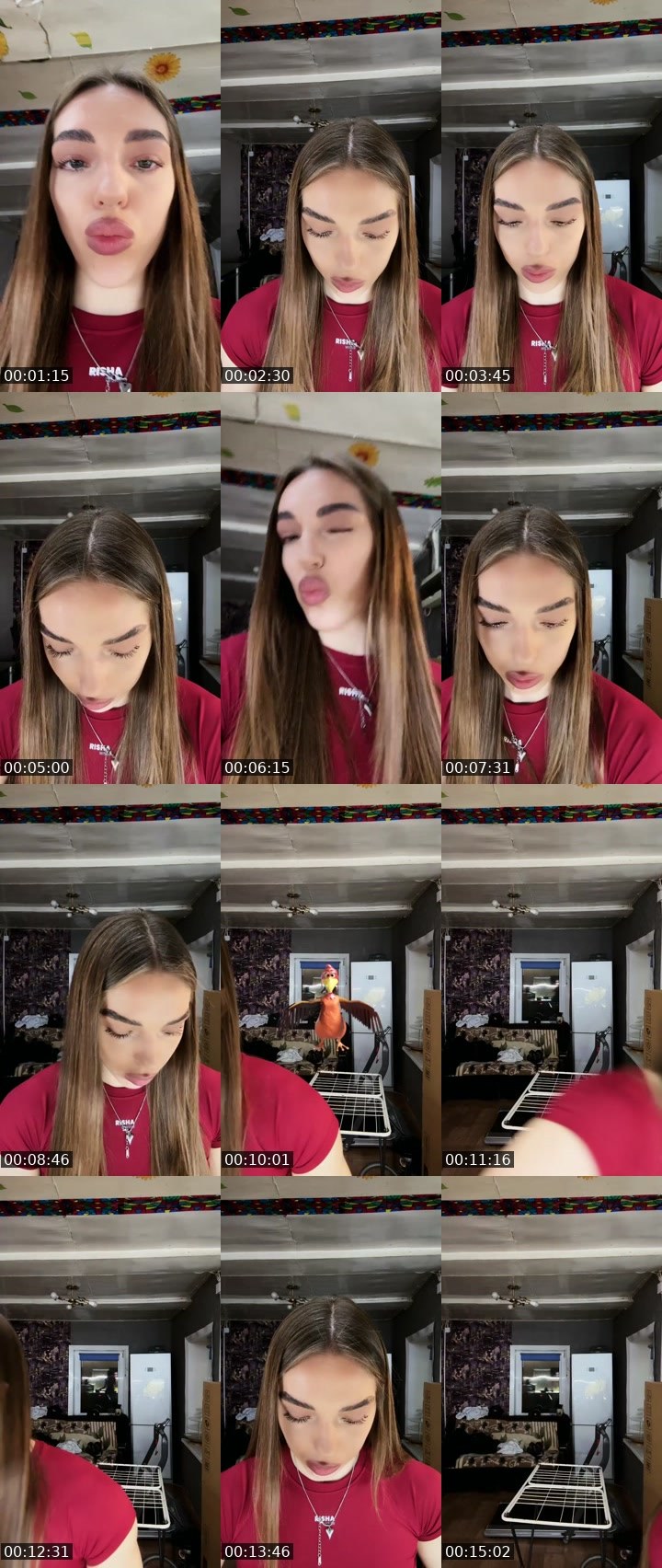 Contact-sheet preview of vıksss⋆🃏's Liveme recording