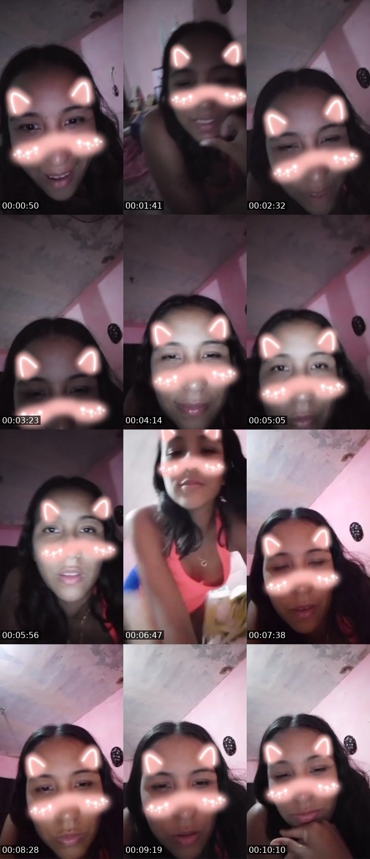 Contact-sheet preview of Maria Aguirre's Liveme recording