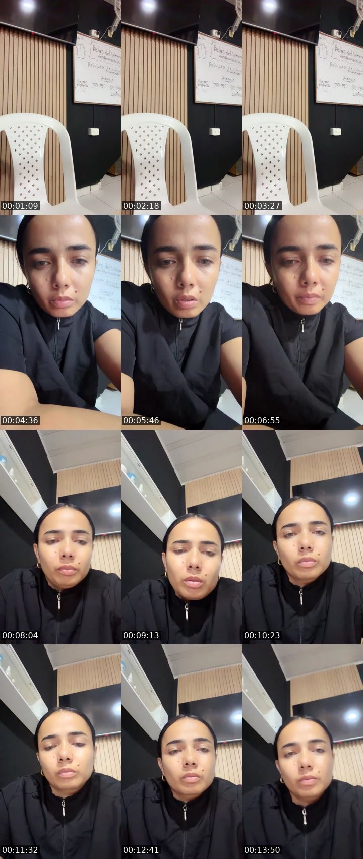 Contact-sheet preview of Caramelita's Liveme recording