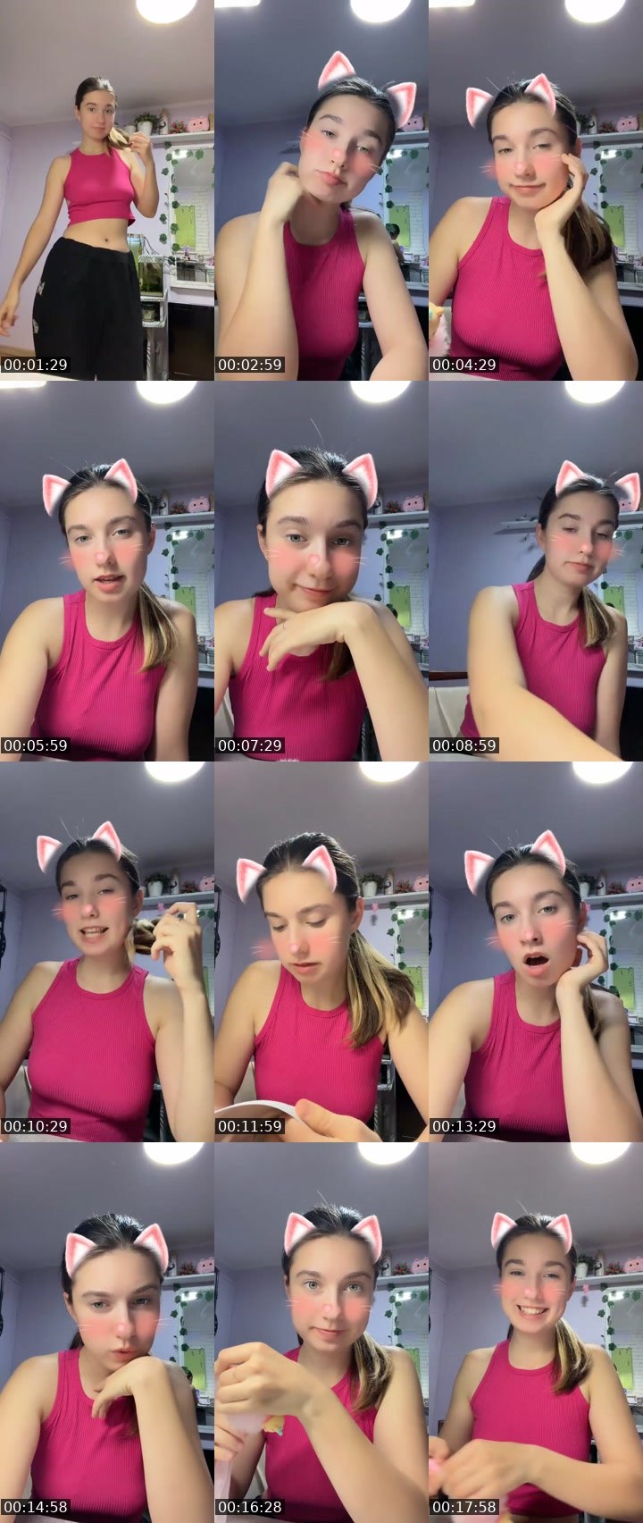 Contact-sheet preview of mrs_maria😍's Liveme recording