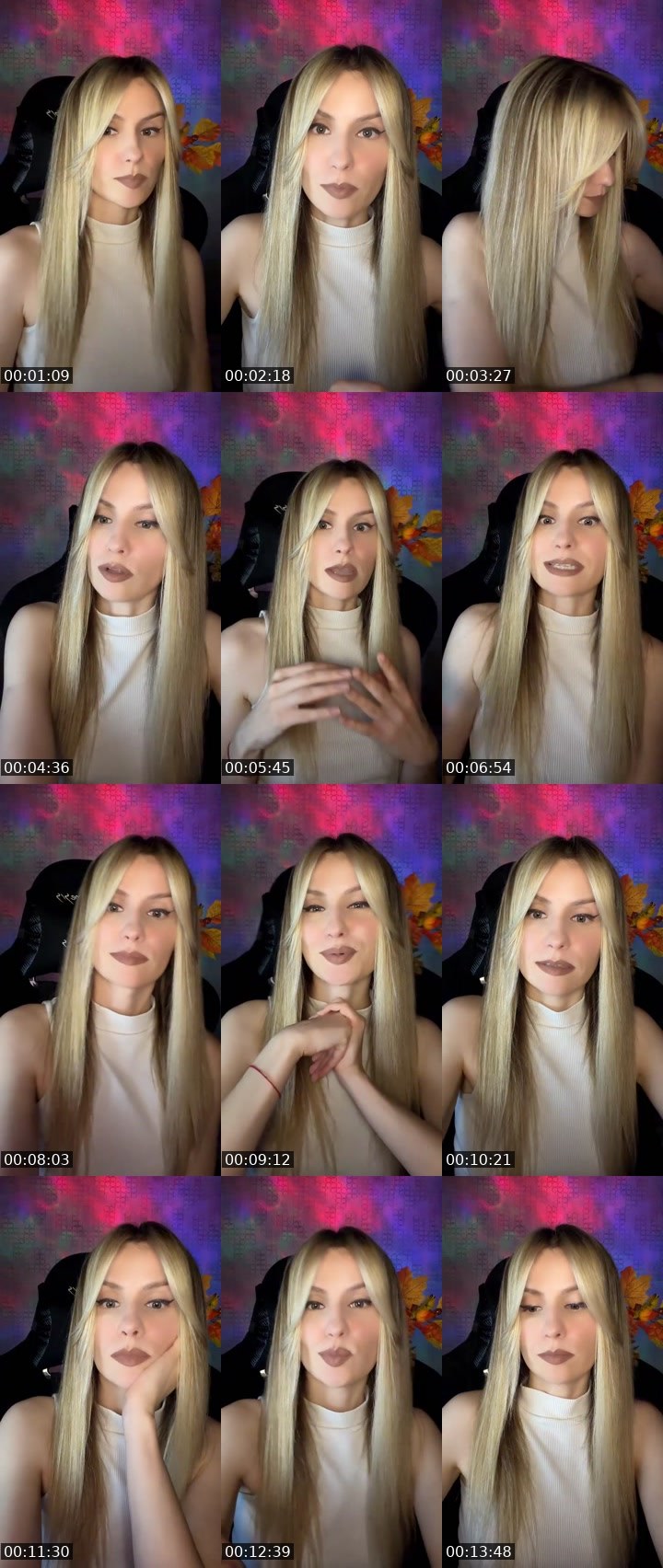 Contact-sheet preview of 🪷𝔇𝔦𝔤𝔦𝔱𝔞𝔩ᴰᴳᴹᶠ's Liveme recording