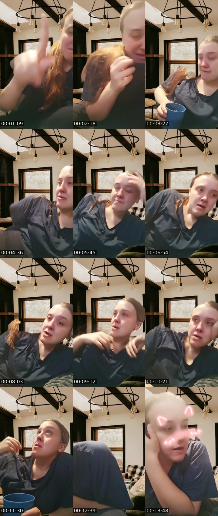 Contact-sheet preview of ⒨⒤⒮⒮⒭⒜⒲⒭!❤️'s Liveme recording