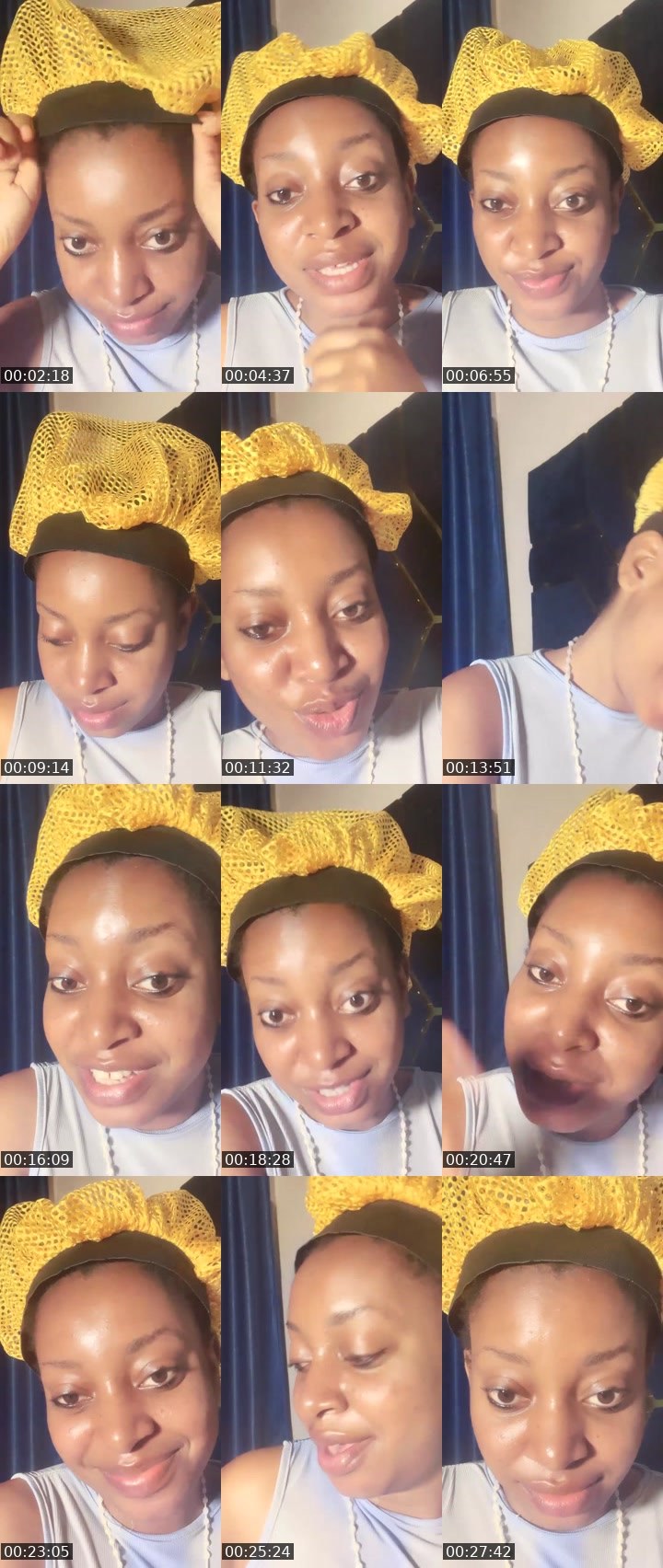 Contact-sheet preview of MistyQueen's Liveme recording