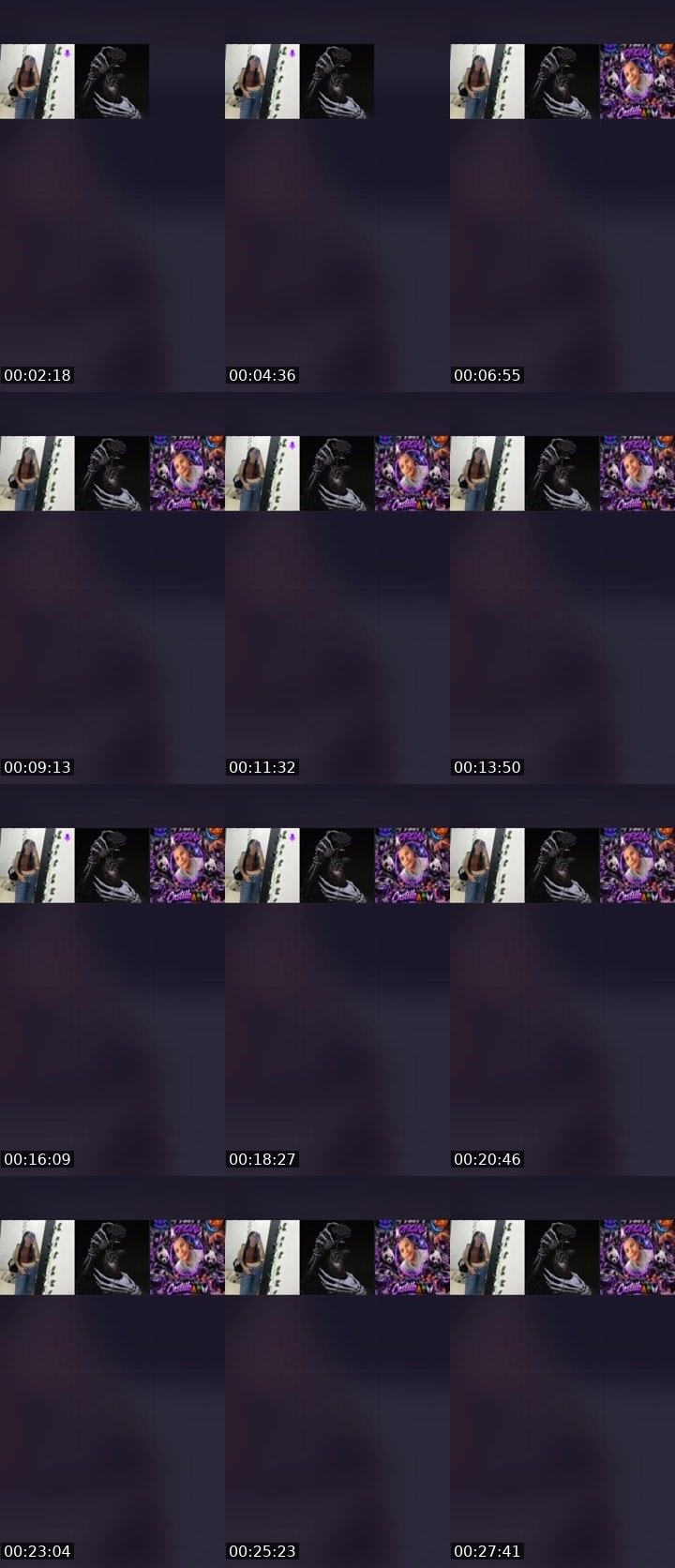 Contact-sheet preview of 𝓝𝓲𝓬𝓸𝓵𝓮🤎✨'s Liveme recording