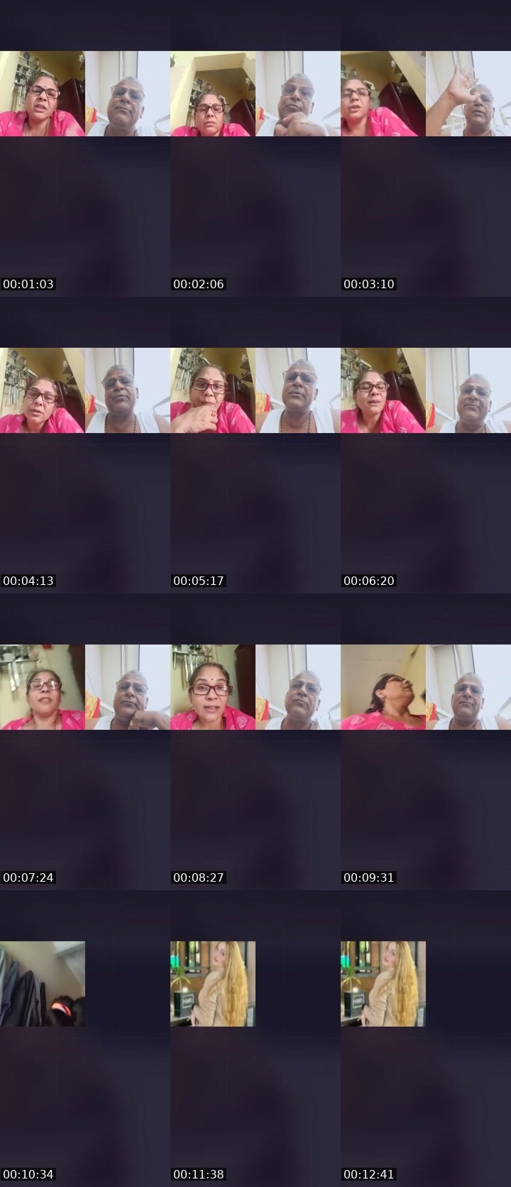 Contact-sheet preview of Maarin's Liveme recording