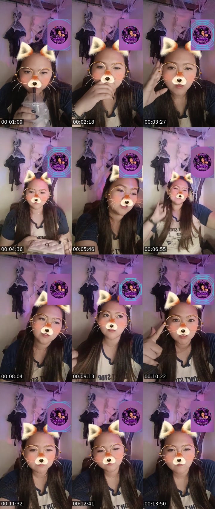 Contact-sheet preview of ☝️💙𝓖𝓵𝔂's Liveme recording