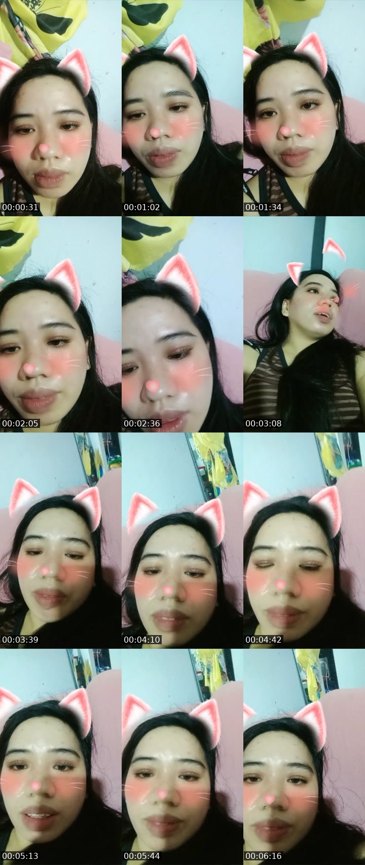 Contact-sheet preview of rose jn's Liveme recording