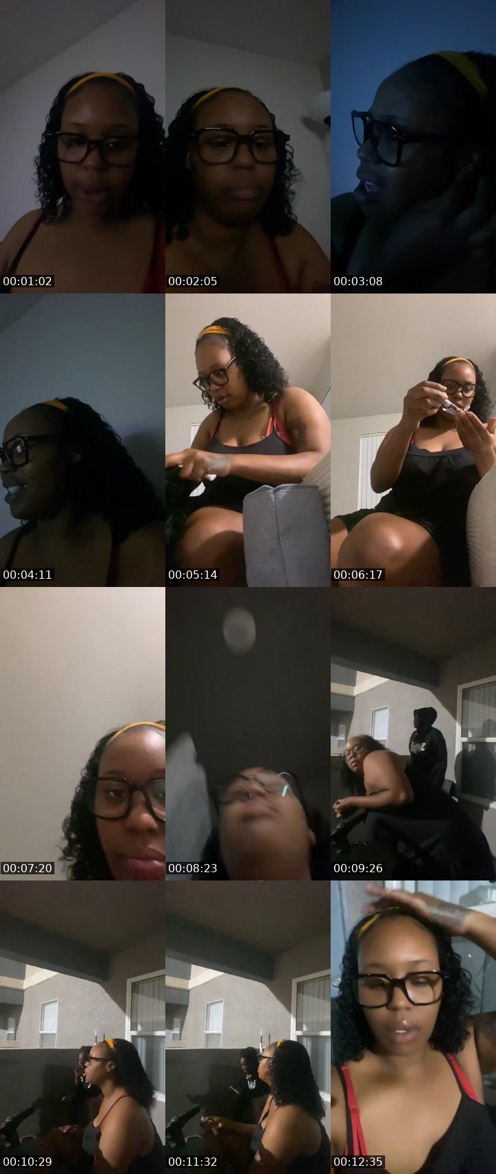 Contact-sheet preview of It’s_Jamei🦋's Liveme recording