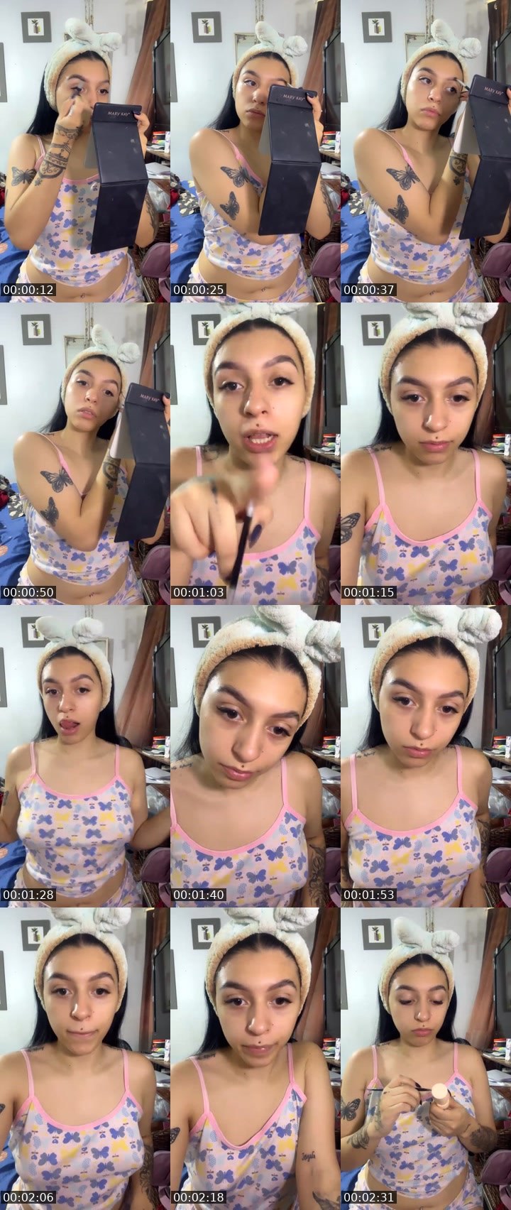 Contact-sheet preview of Madisonqueen29's Liveme recording