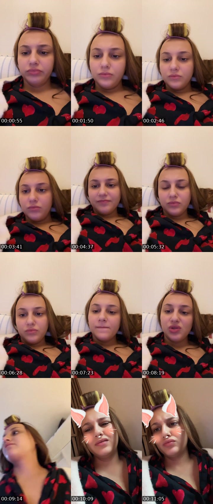 Contact-sheet preview of Foxey Lady ‼️'s Liveme recording