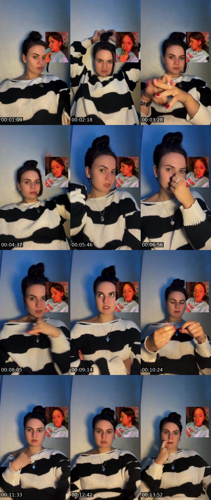 Contact-sheet preview of katie_belle 🌸's Liveme recording