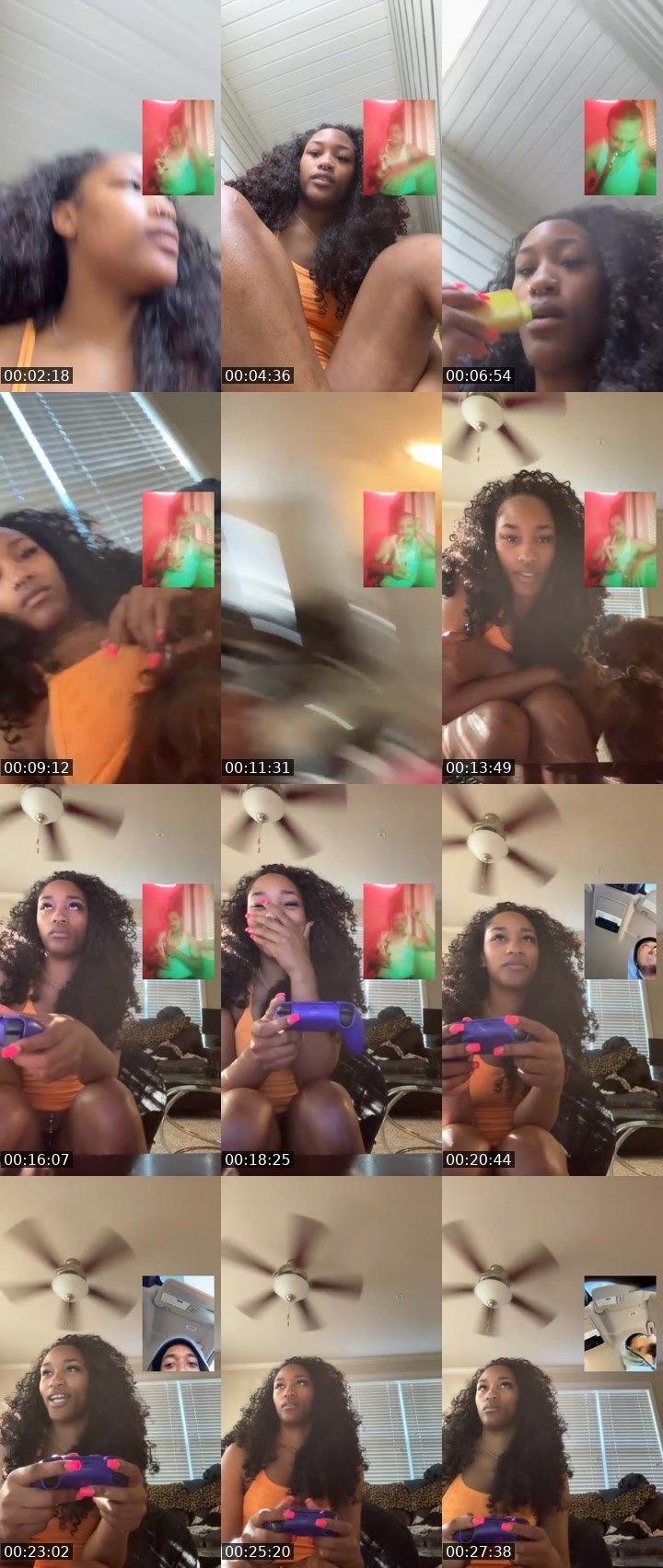 Contact-sheet preview of prettyni💕's Liveme recording