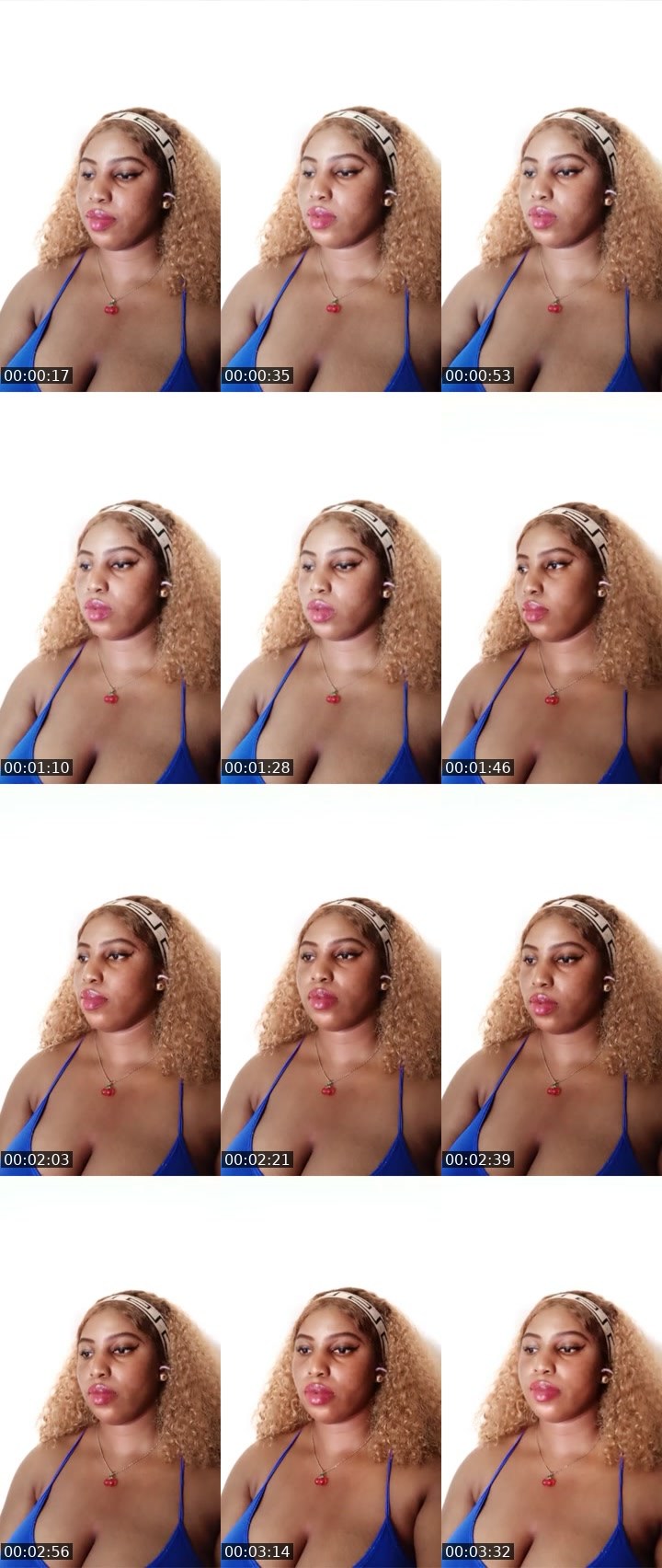 Contact-sheet preview of Caramel 🏦's Liveme recording