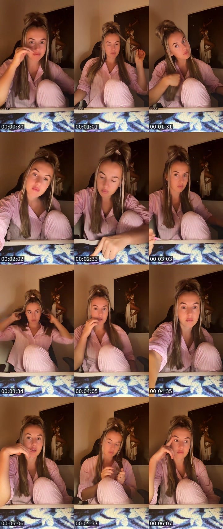 Contact-sheet preview of 🔐𝑽𝑰𝑹𝑮𝑰𝑵𝑰𝑨🤐's Liveme recording