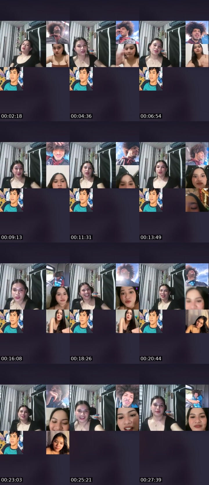 Contact-sheet preview of 😈👸Dianna🦄's Liveme recording