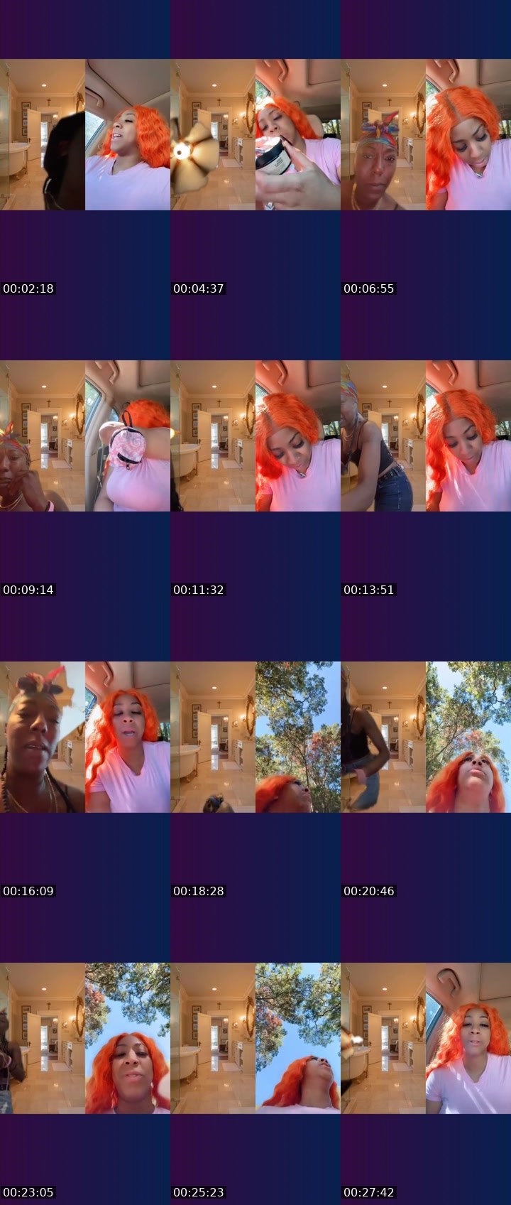 Contact-sheet preview of 👑ᴳᴺˢረᴀㄥᵉᵉᶻʸ⁴2⁰💨's Liveme recording