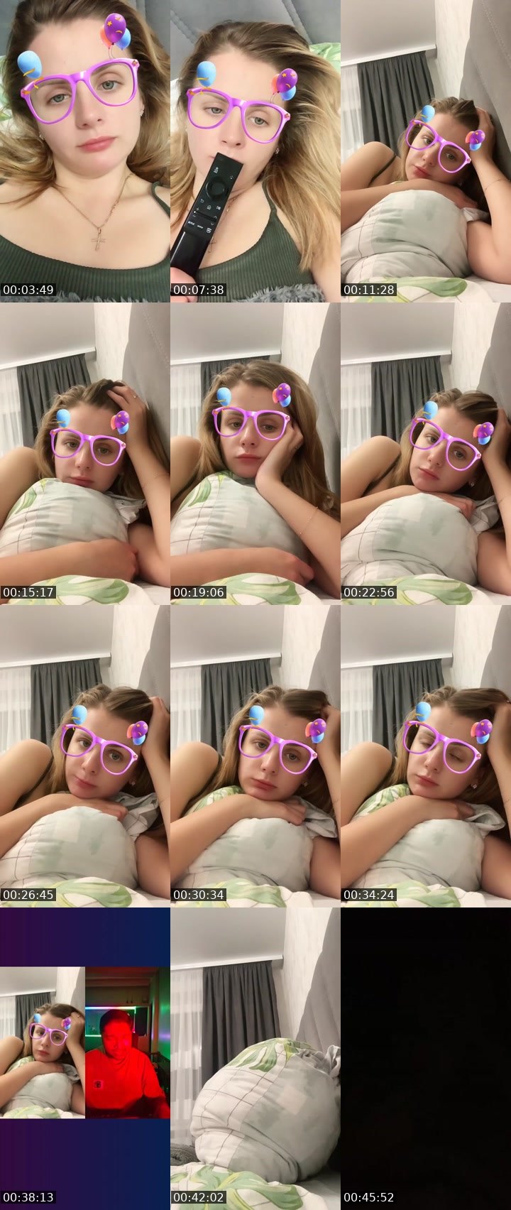 Contact-sheet preview of Еmili's Liveme recording