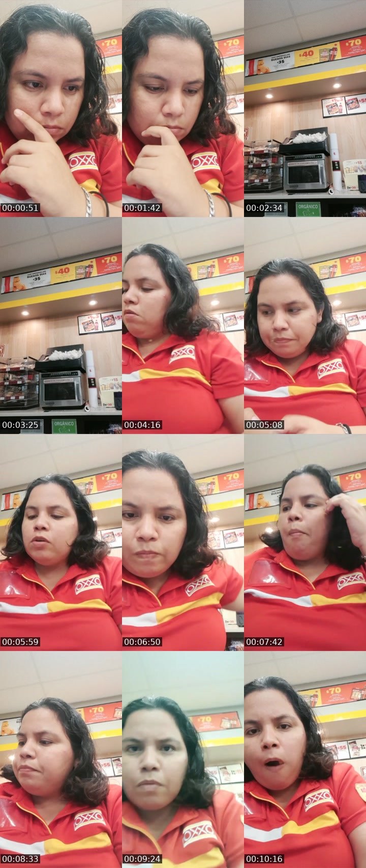 Contact-sheet preview of SirenSonia's Liveme recording