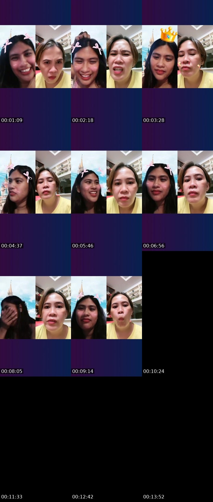 Contact-sheet preview of NEP⛓LUNA's Liveme recording