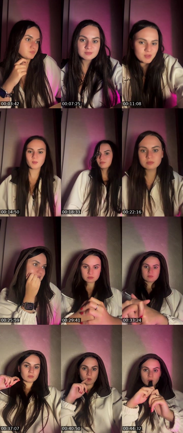Contact-sheet preview of katie_belle 🌸's Liveme recording