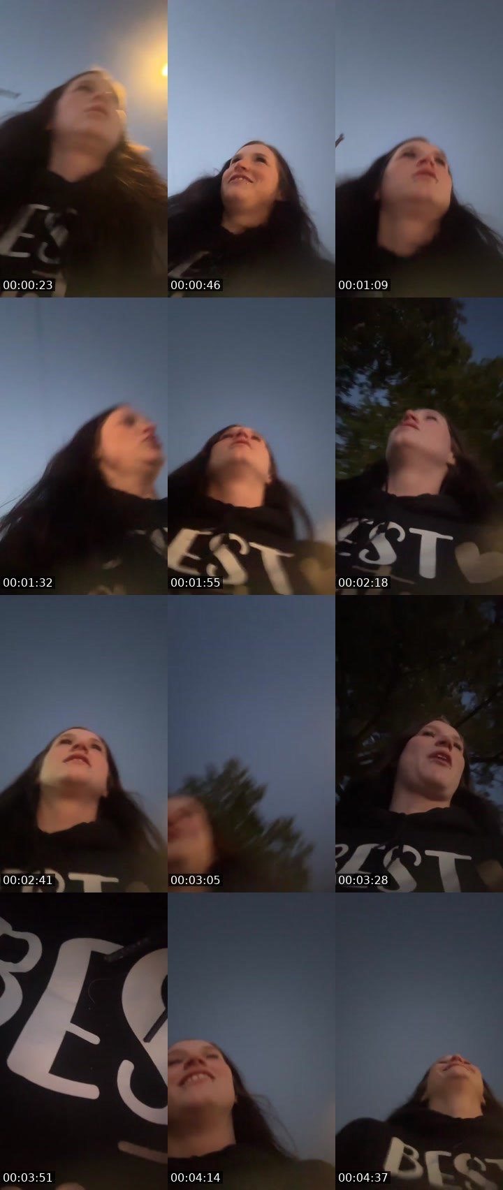 Contact-sheet preview of Aleiah123's Liveme recording