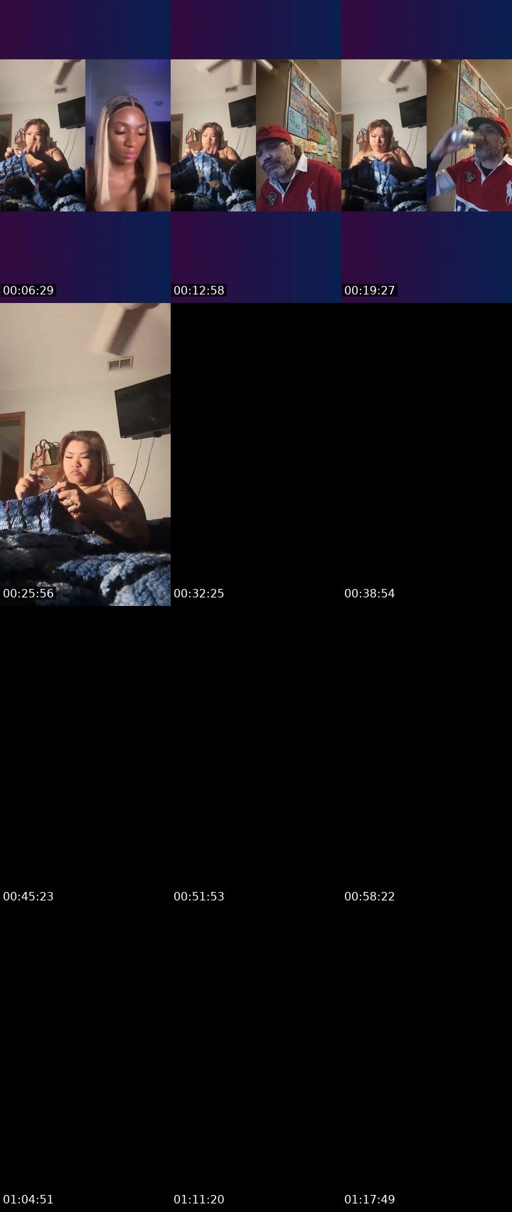 Contact-sheet preview of 🥟DUMPLIN🥟's Liveme recording