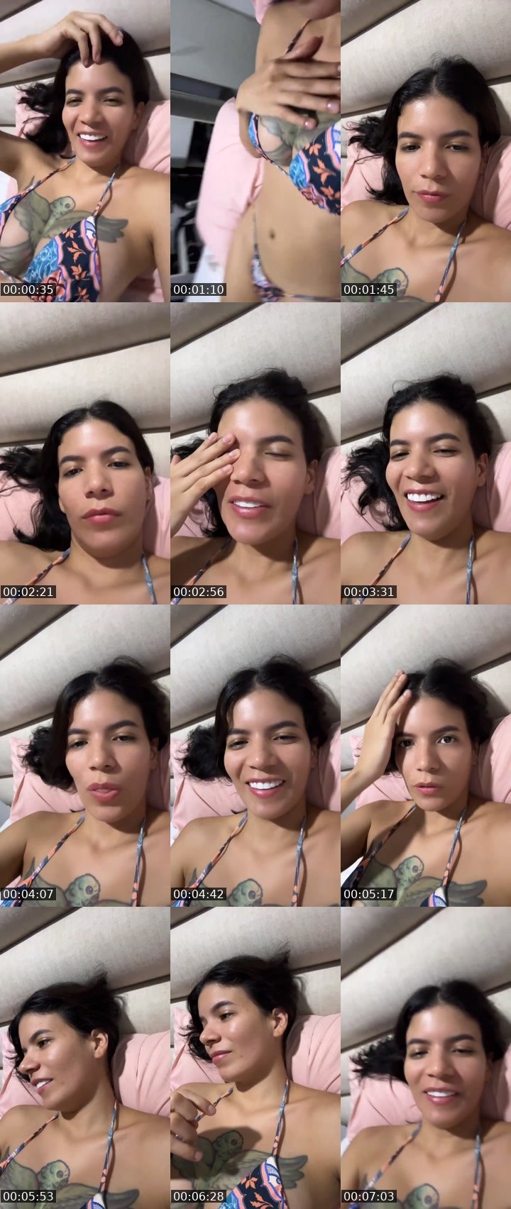 Contact-sheet preview of 🌈Abril Sinclaire🌈's Liveme recording