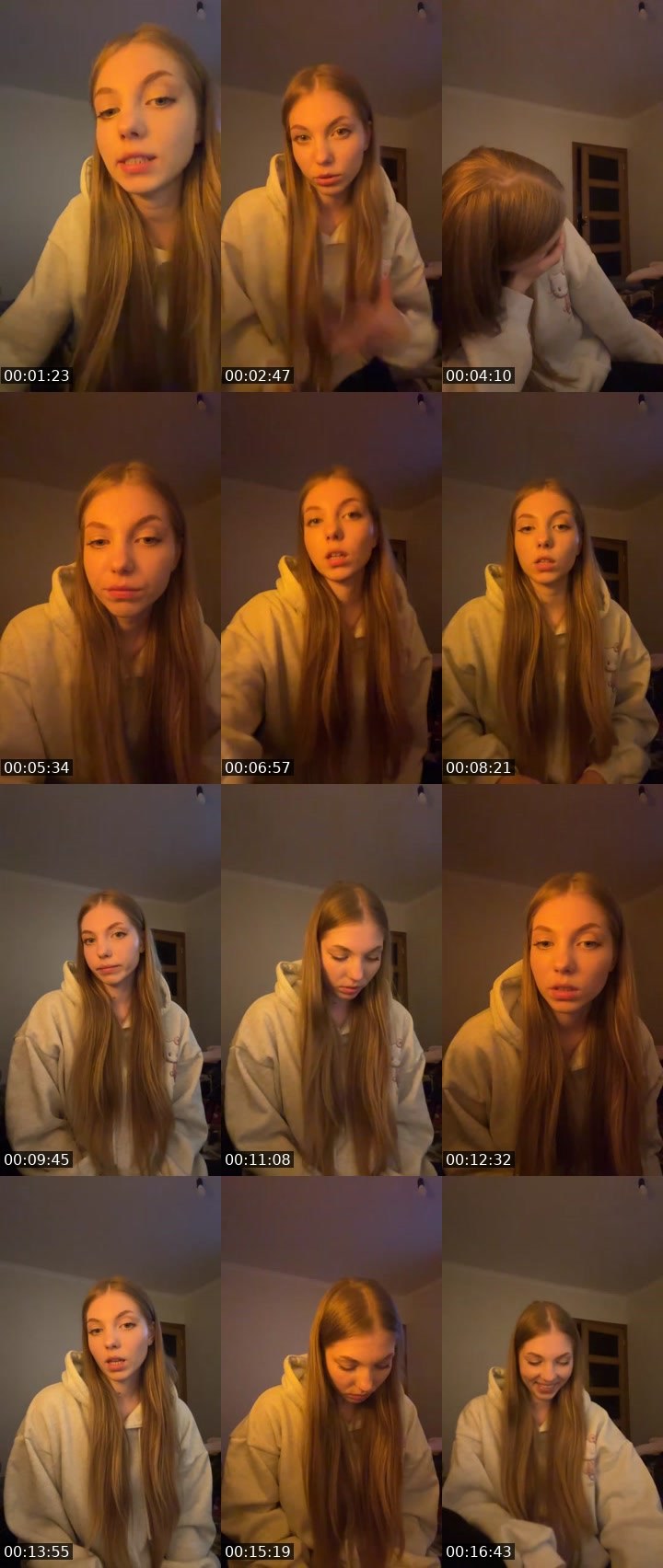 Contact-sheet preview of Kketttiii's Liveme recording