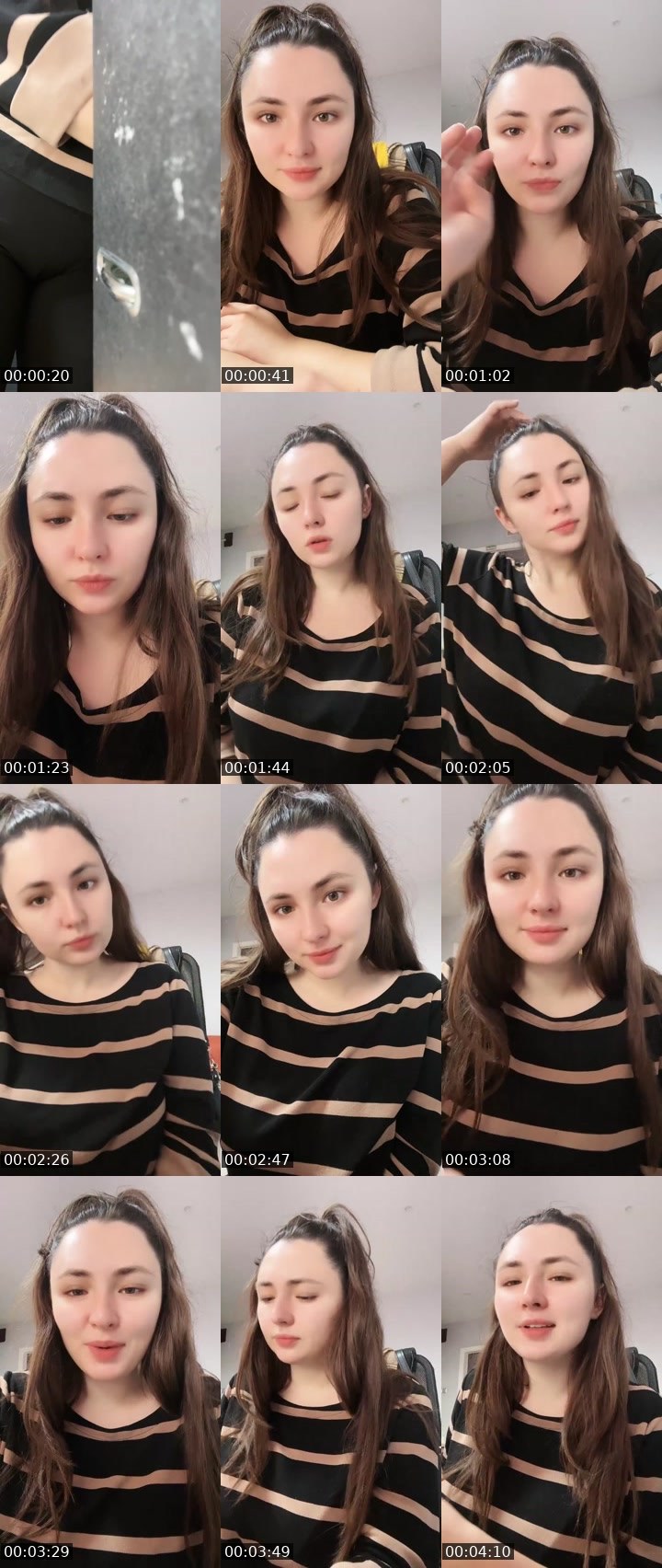 Contact-sheet preview of Hubabooba's Liveme recording