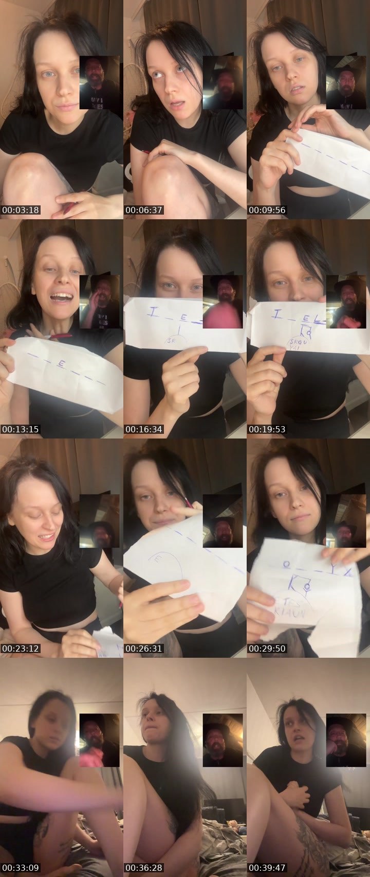 Contact-sheet preview of Inkkuu's Liveme recording