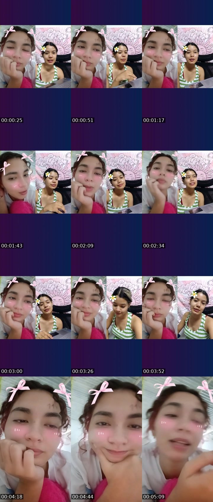 Contact-sheet preview of 10kYeri🐇✰Lღ-ℤ's Liveme recording