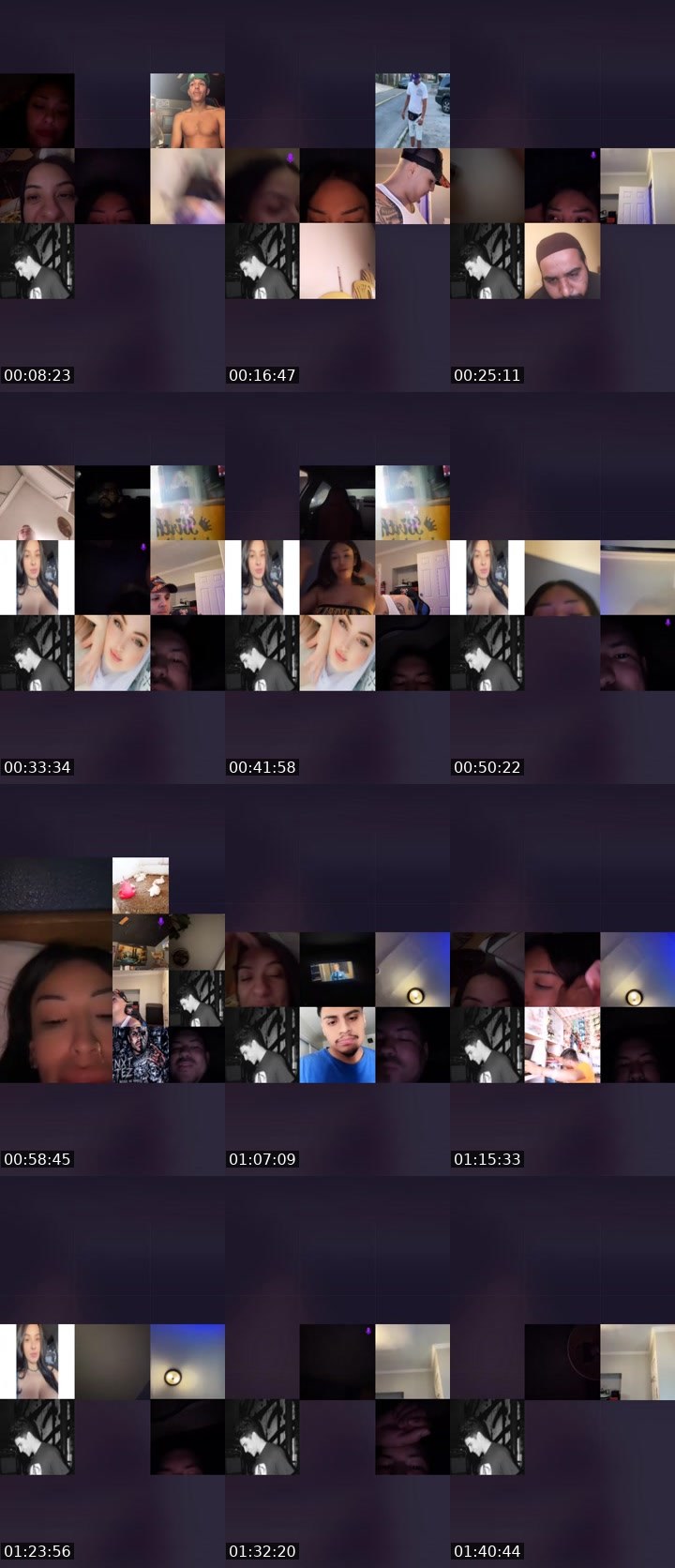 Contact-sheet preview of TheExoticJasmine✨'s Liveme recording