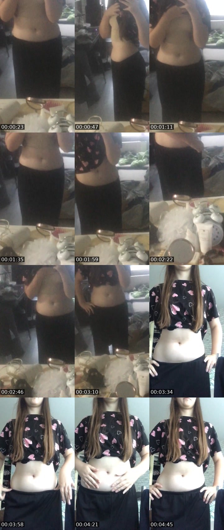 Contact-sheet preview of Ксения's Liveme recording