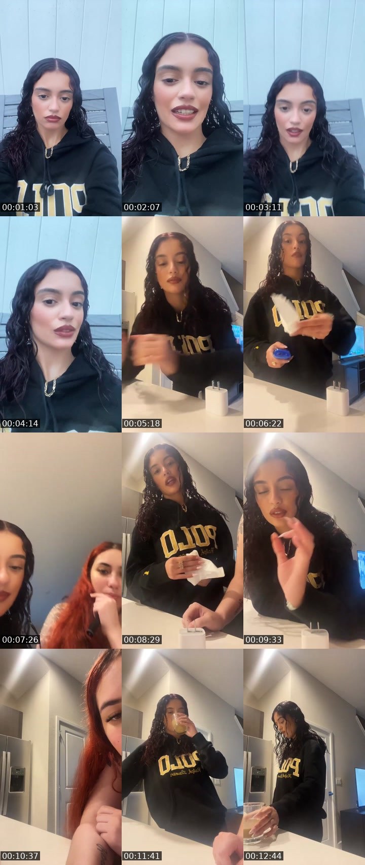 Contact-sheet preview of The wild show ☺️💕's Liveme recording