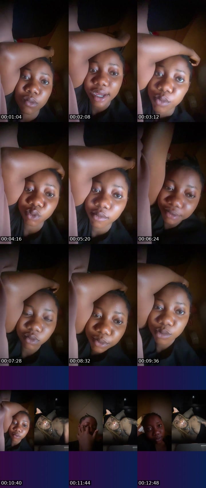 Contact-sheet preview of Cutie-baby's Liveme recording