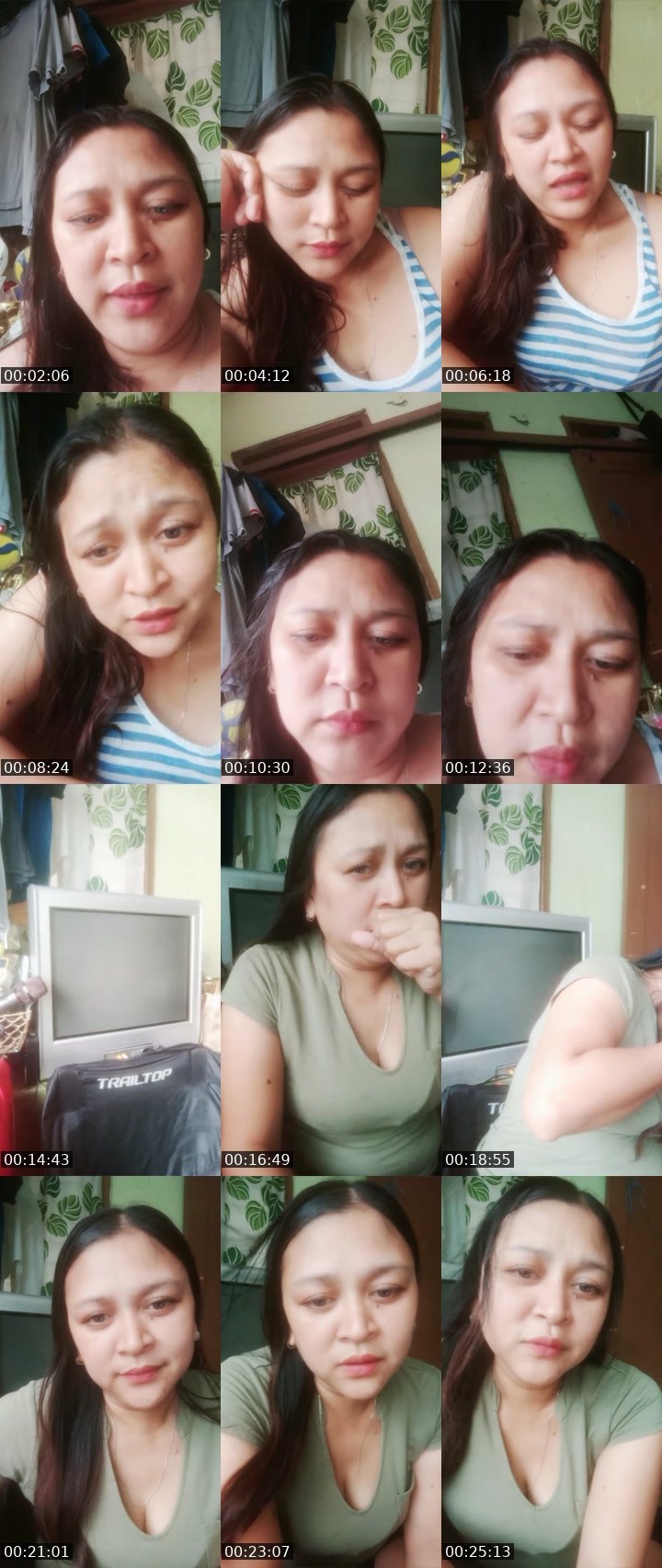 Contact-sheet preview of 👑Jherelyn🦢(NP)'s Liveme recording