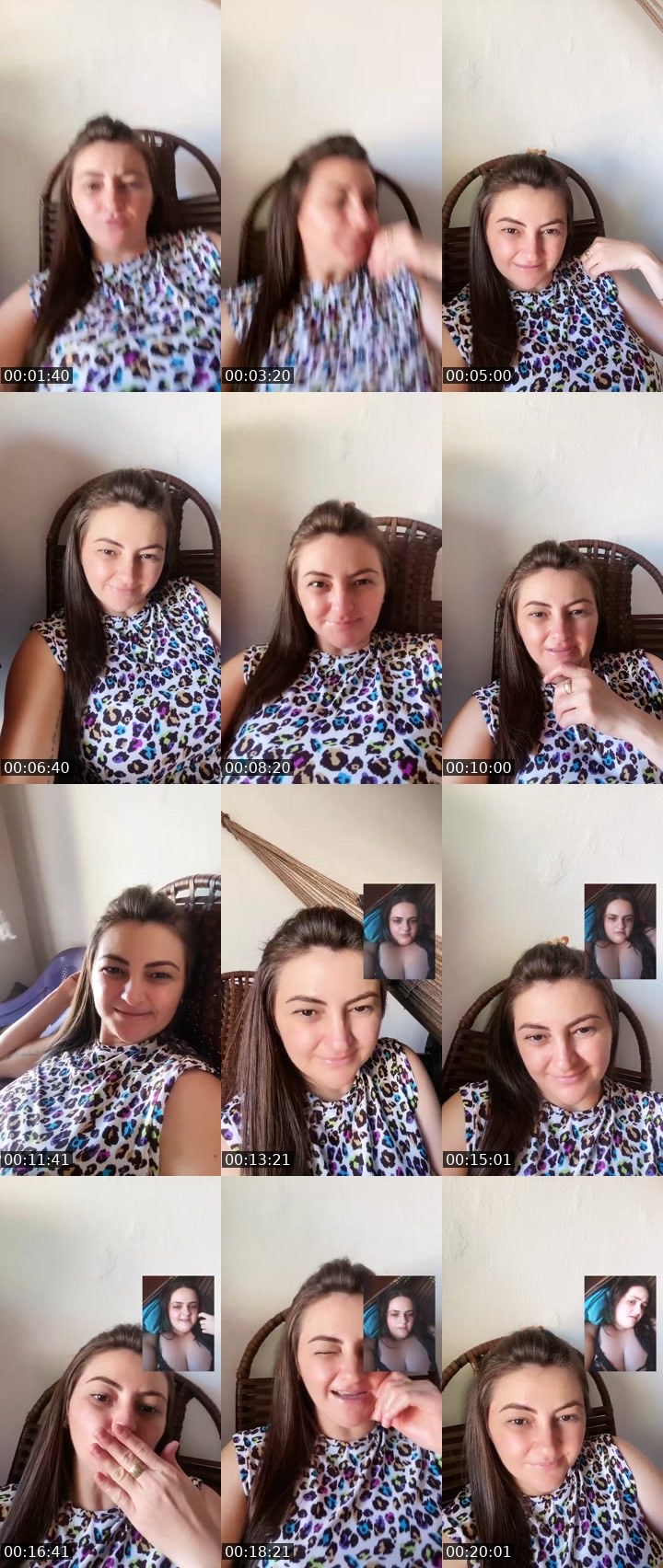 Contact-sheet preview of Nicolly69's Liveme recording