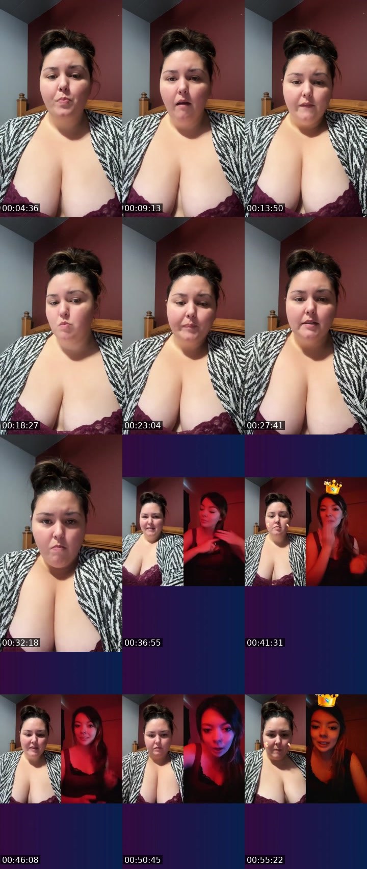 Contact-sheet preview of Fairy360's Liveme recording